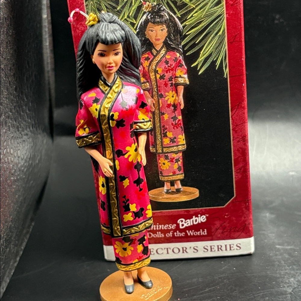 1997 Hallmark Keepsake Ornament Chinese Barbie Dolls of The World